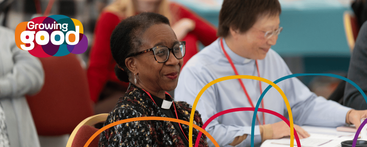 Two members of the clergy learning